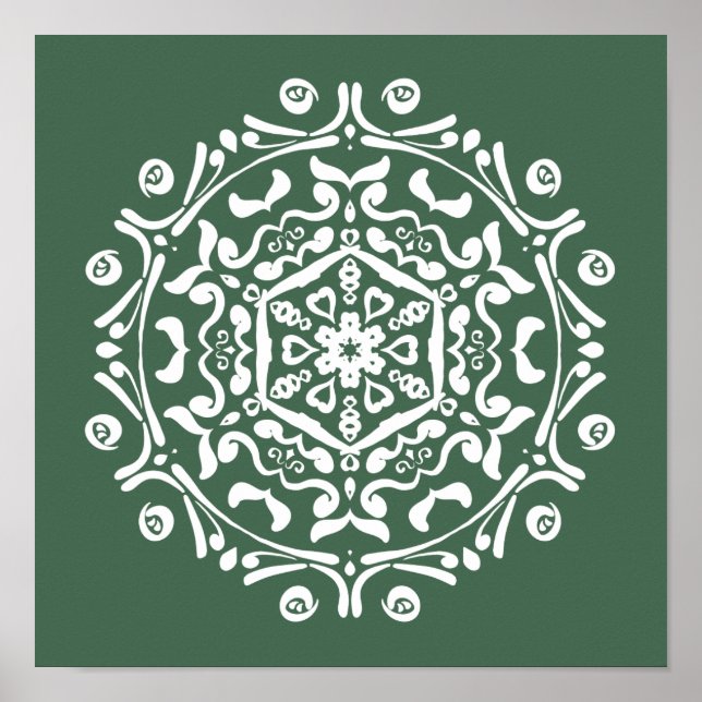 Poster |Forest Mandala (Devant)