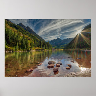Poster Forest   Maroon Bells Colorado
