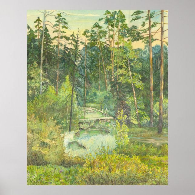 Poster forêt (Devant)