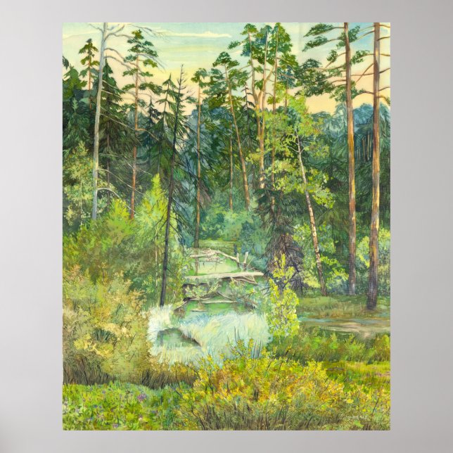 Poster Forêt (Devant)