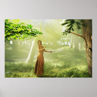 Poster Forêt 0007-01-4 art numérique