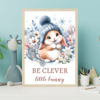Forêt animal mignon lapin Nouveau-né garçon salle