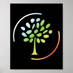 Poster Forêt d'arbres Co2 naturel Arbre De l'environnemen