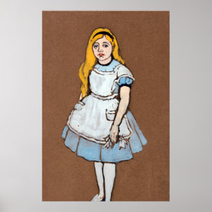 Poster Forêt de Alice et Wonderland - Tableau-1