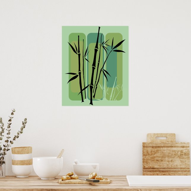 Poster Forêt de bambou (Cuisine)