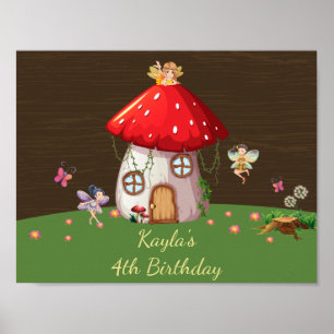 Poster Forêt de bois, Anniversaire des plantes