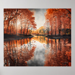 Poster Forêt de feu