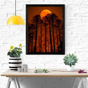 Poster Forêt de lune de sang