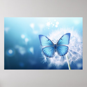 Poster Forêt de Papillon Nature Serene Tranquille