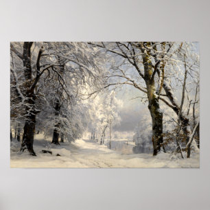 Poster Forêt d'hiver