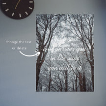 Forêt d'hiver de Foggy