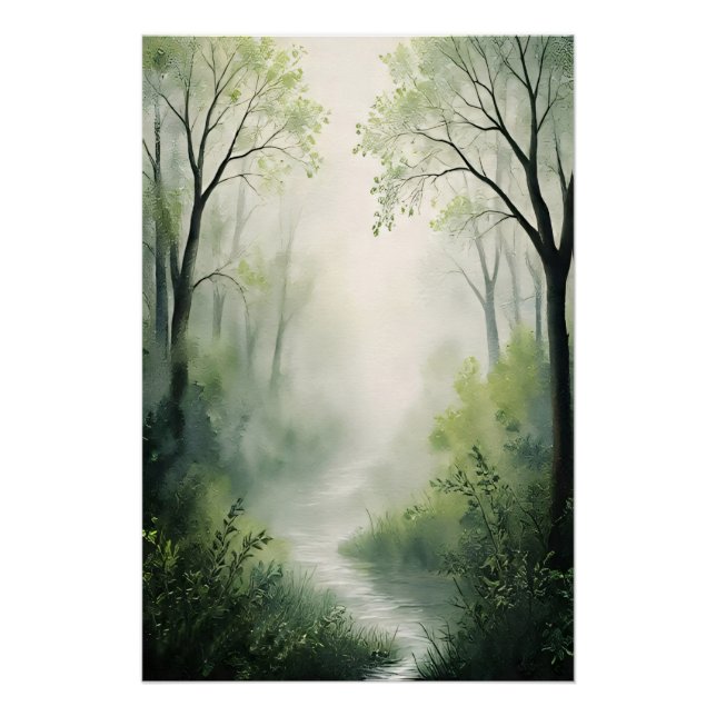 Poster Forêt enchantée (Devant)
