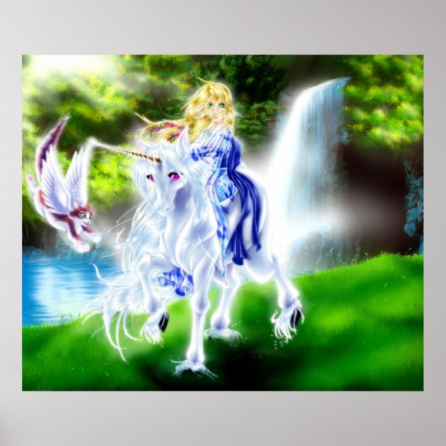 Poster Forêt enchantée (Devant)