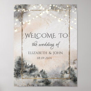 Poster Forêt forestière