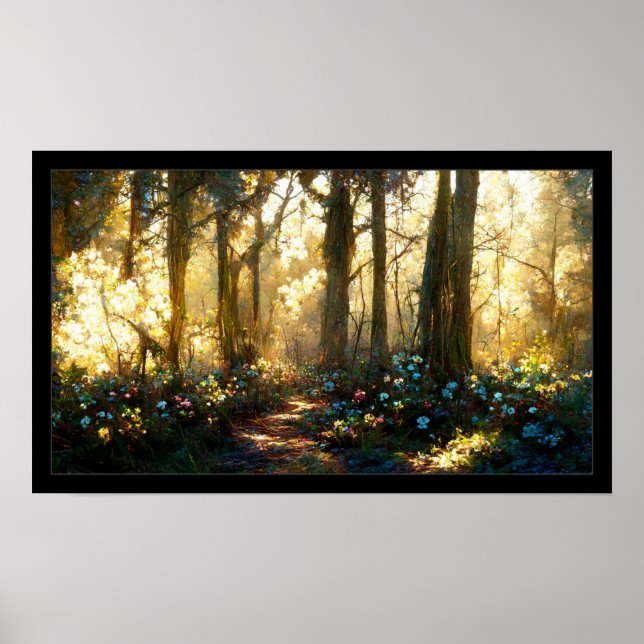 Poster Forêt Imaginaire 3 (Devant)