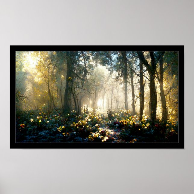 Poster Forêt Imaginaire 5 (Devant)