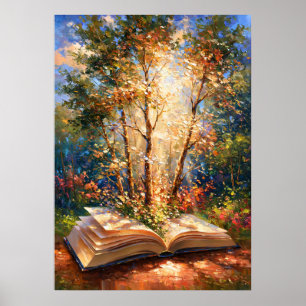 Poster Forêt Impressionniste Issu des Pages de l'Amant de