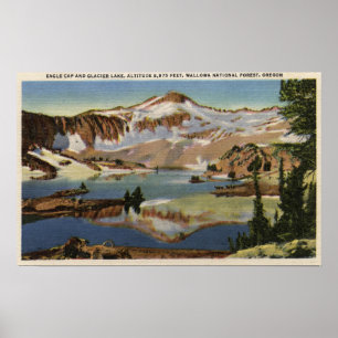 Poster Forêt nationale de Wallowa, OU