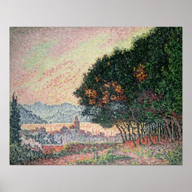 Poster Forêt près de St. Tropez, 1902 (Devant)