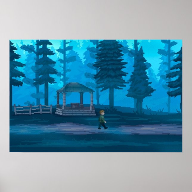 Poster Forêt Silent Hill 2 (Devant)