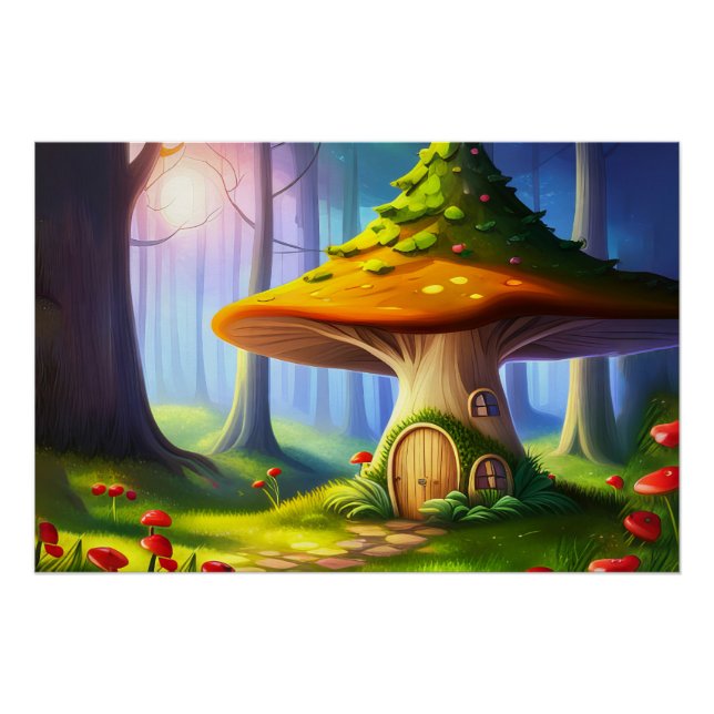 Poster Forêt Storybook (Devant)