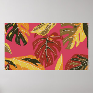 Poster Forêt tropicale. Application d'illustration de la