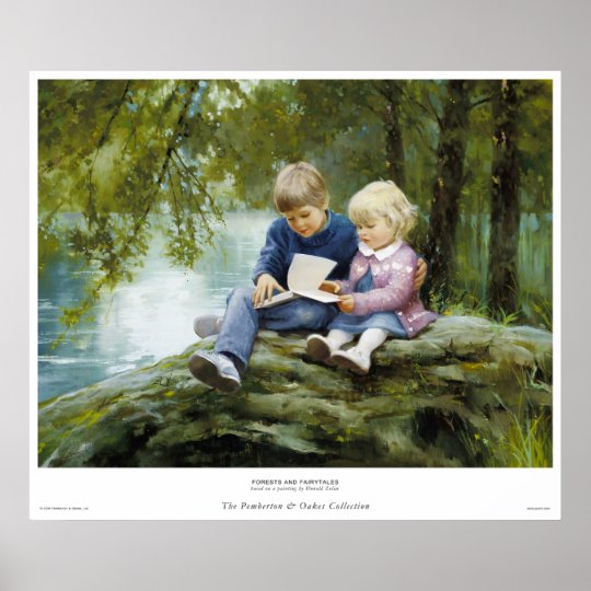 Poster Forêts et contes de fées