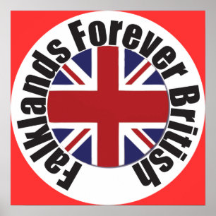 Poster Forever British de Falkland