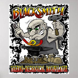 Poster Forge Blacksmith