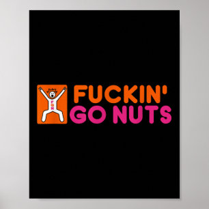Poster Forin Go Nuts, Drôle, Silly, Sauvage, S'Amuser, Pa