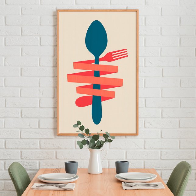 Poster Fork And Spoon (Créateur téléchargé)