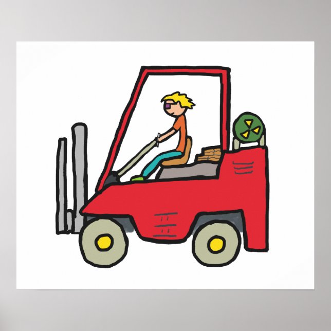 Poster Forklift (Devant)