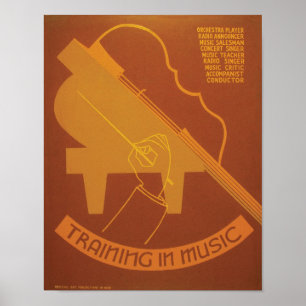 Poster Formation dans la musique