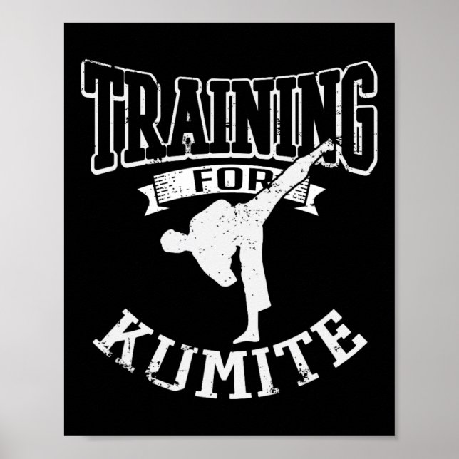 Poster Formation De Kumite Mixed martial art Karate Taekw (Devant)