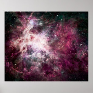 Poster Formation de nébula dans l'espace extra-atmosphéri