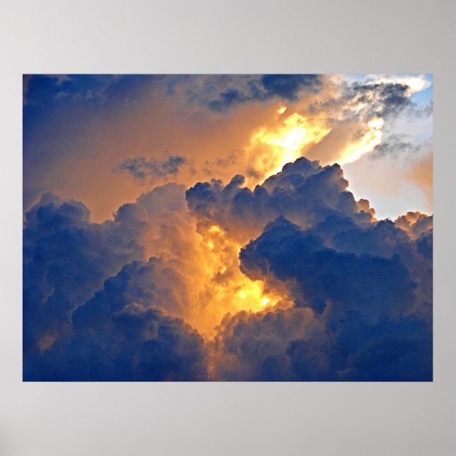 Poster Formation de nuages dramatiques (Devant)