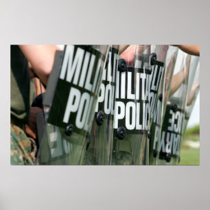 Poster Formation de répression des émeutes