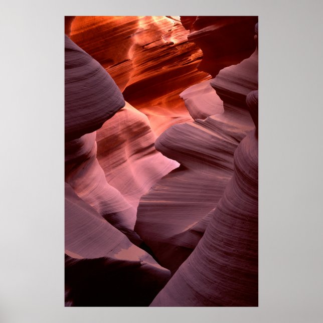 Poster Formations du canyon d'Antelope (Devant)