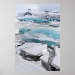 Poster Formations Glaciaires En Hiver