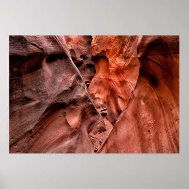 Poster formations rocheuses Brown (Devant)