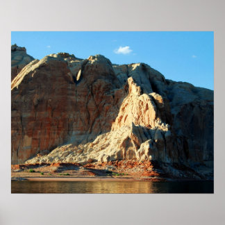 Poster Formations rocheuses sur le lac Powell en Arizona