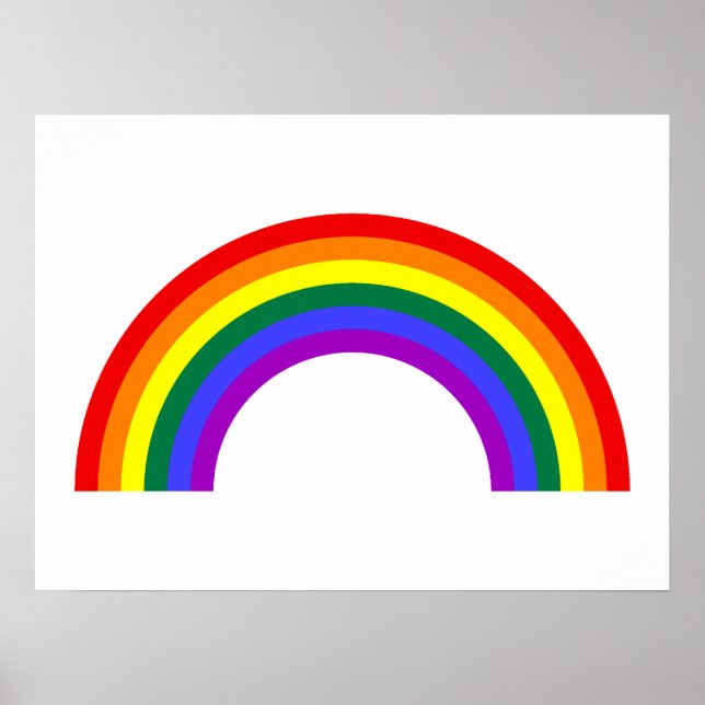 Poster Forme arc-en-ciel (Devant)