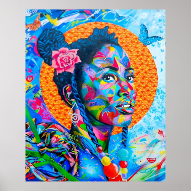 Poster Forme d'art classique abstrait (Devant)