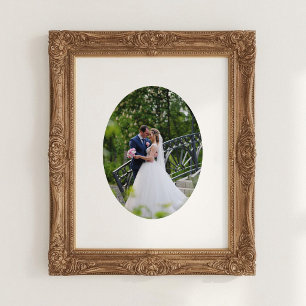 Poster Forme de ovale vertical Photo de mariage