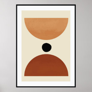 Poster Forme organique abstraite