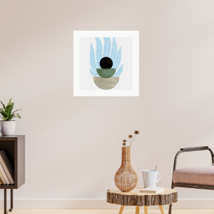 Poster Formes Abstraites Boho