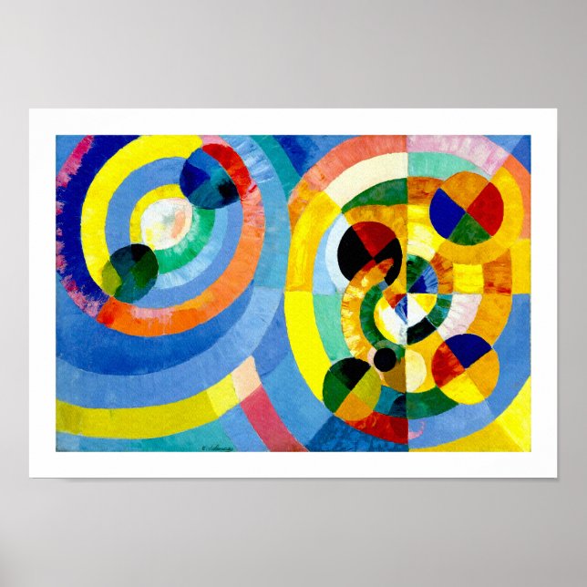 Poster Formes circulaires par Robert Delaunay (Devant)
