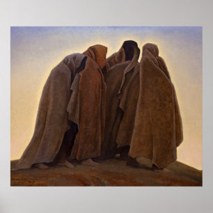 Poster Formes de la peur par Maynard Dixon