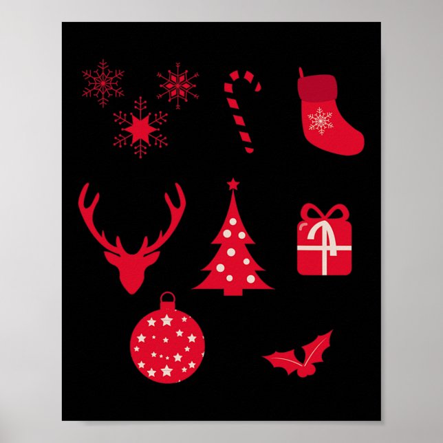 Poster Formes de Noël  (Devant)