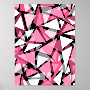 Poster Formes de triangles géométriques sans soudu